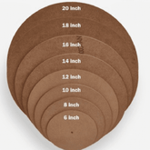 MDF Clock Base Round 5.5mm 12inch Dia|Blank Cutout for Clock Making, Resin Art Work, Decoration | Clock Face for Craft| Clock Making Materials